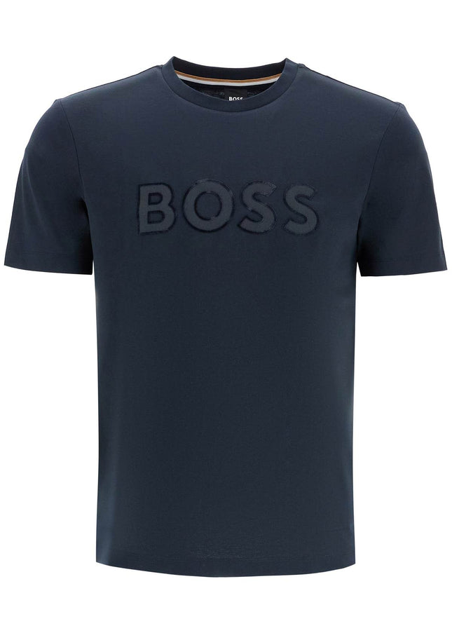 Boss t-shirt with patch logo design