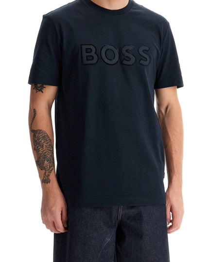 Boss t-shirt with patch logo design