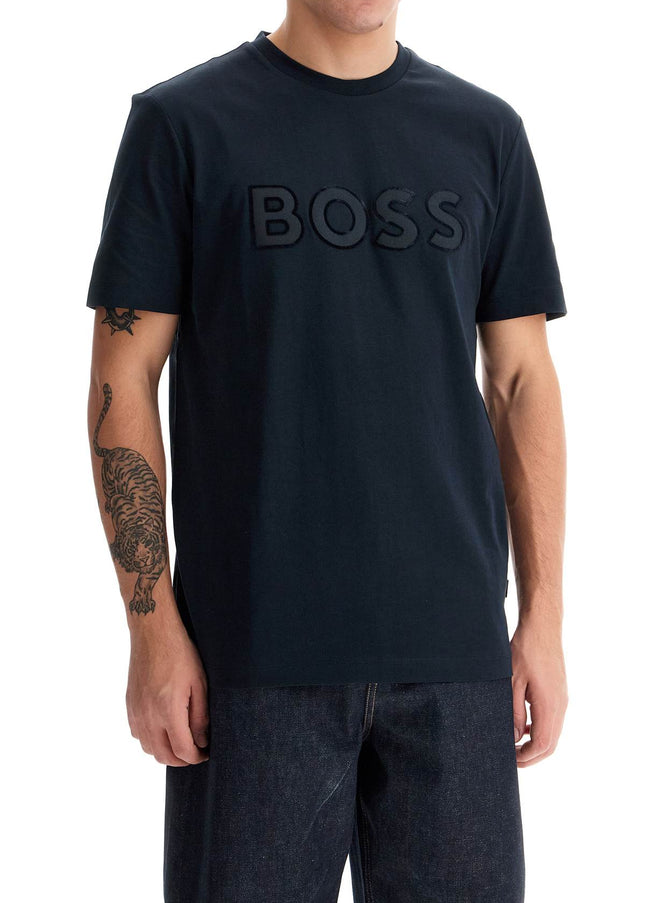 Boss t-shirt with patch logo design