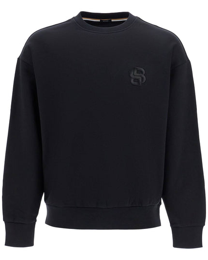 Boss mercerized cotton sweatshirt