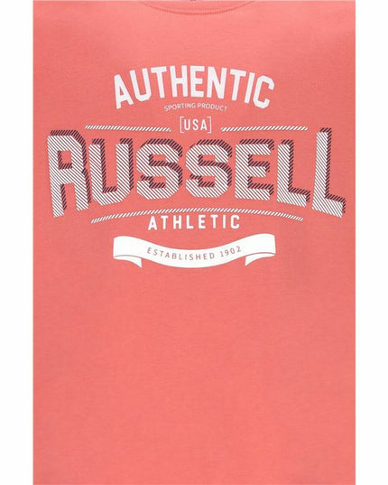 Men’s Short Sleeve T-Shirt Russell Athletic Amt A30081 Orange Coral-Sports | Fitness > Sports material and equipment > Sports t-shirts-Russell Athletic-Urbanheer