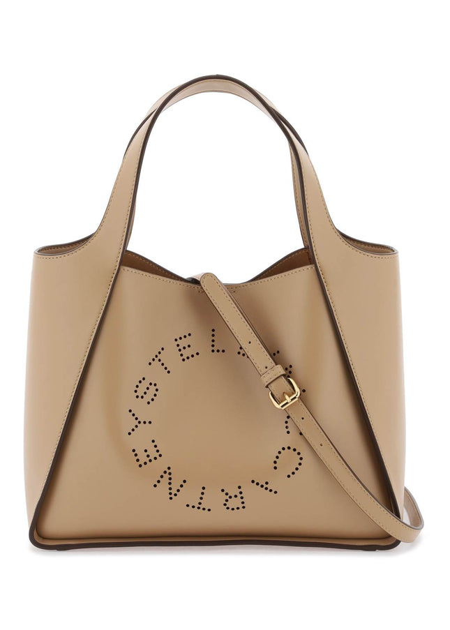 Stella Mccartney Stella Logo Tote Bag Dark Brown-Bag-Stella McCartney-os-Urbanheer