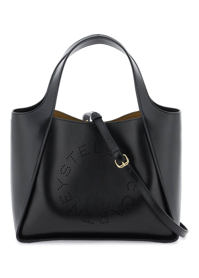 Stella Mccartney Stella Logo Tote Bag Black-Bag-Stella McCartney-os-Urbanheer