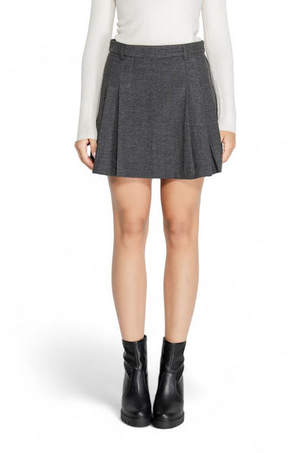 Only Gray Polyester Skirt