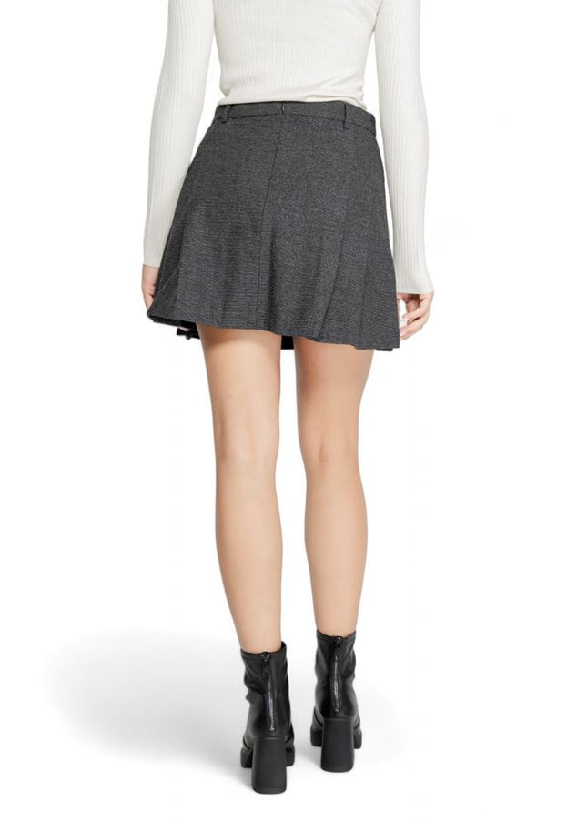 Only Gray Polyester Skirt