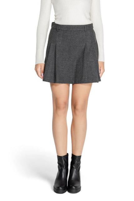 Only Gray Polyester Skirt