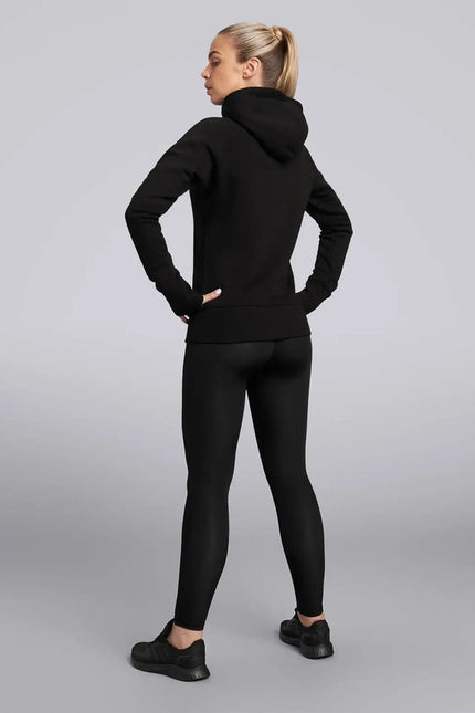 Female Everyday Hoodie - Black-Hoodie-HPE Activewear-Urbanheer