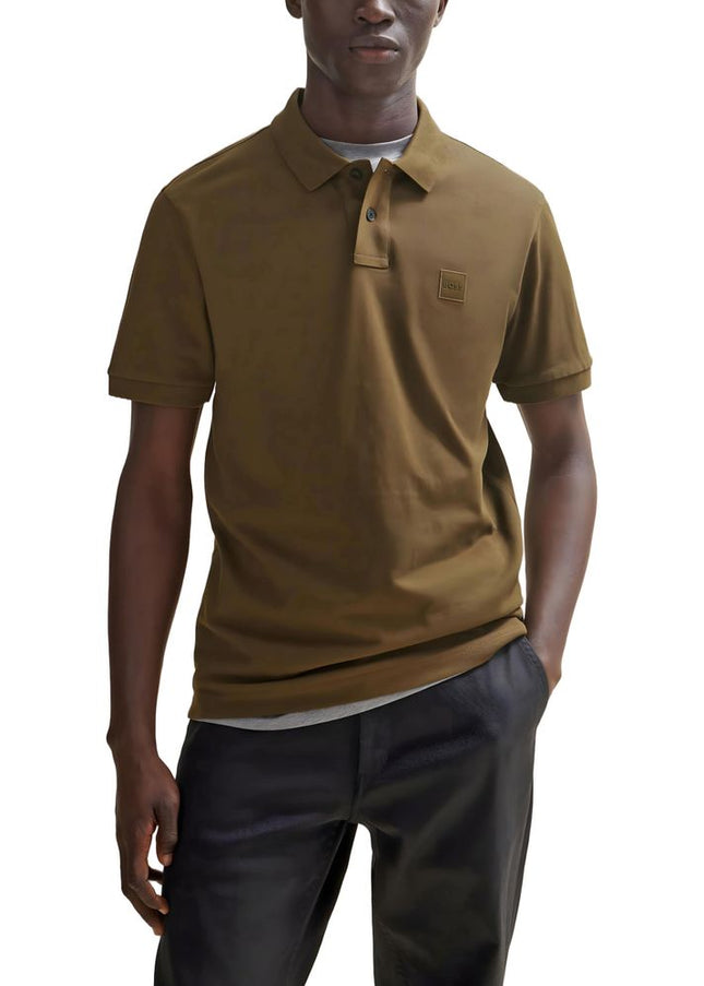 Hugo Boss Green Cotton Polo Shirt