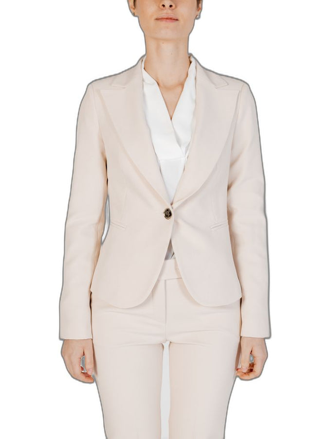 Rinascimento Beige Polyester Suits & Blazer