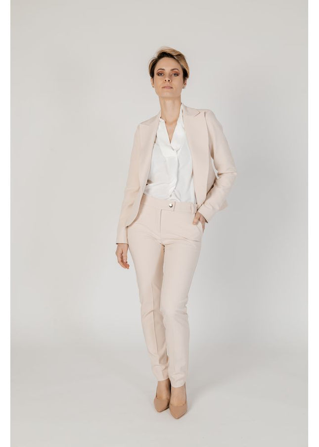 Rinascimento Beige Polyester Suits & Blazer