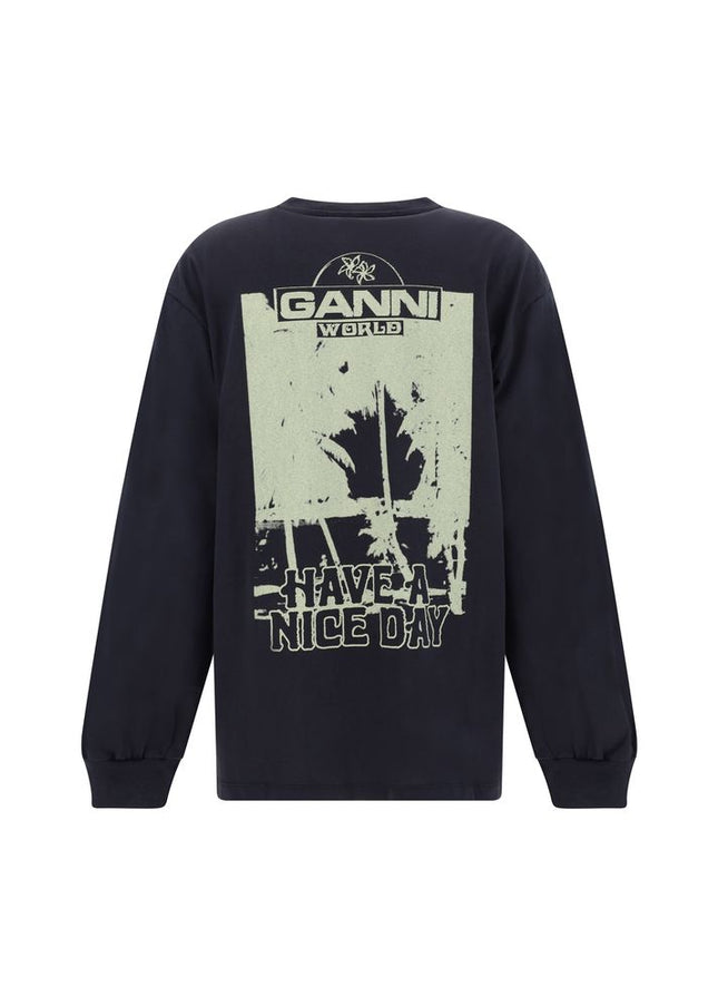 Ganni Long Sleeve Jersey