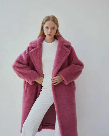 The Teddy Coat-COAT-Pissenlit-Pink-S-Urbanheer