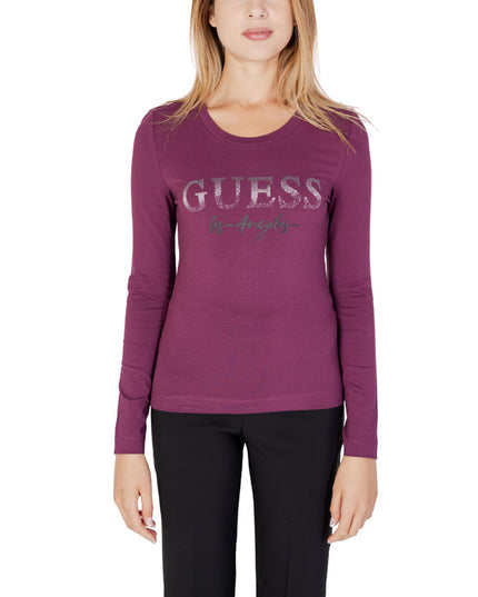 Guess Women T-Shirt-Clothing - Women-Guess-purple-XS-Urbanheer