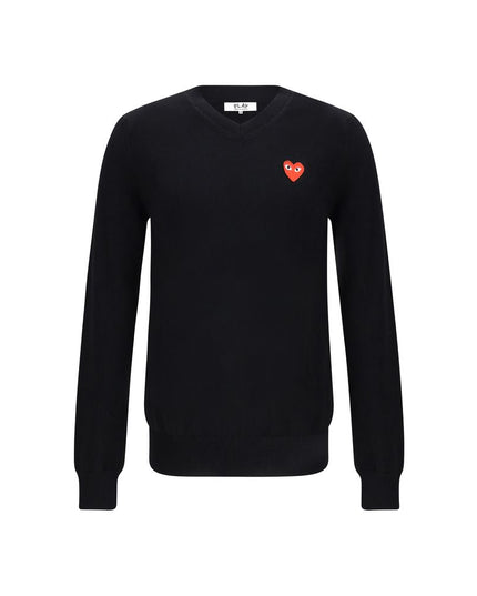 Comme Des Garçons Play Logoed Sweater