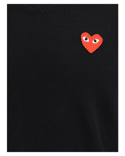 Comme Des Garçons Play Logoed Sweater