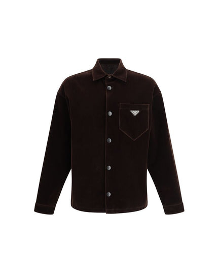 Prada Velvet Shirt Jacket