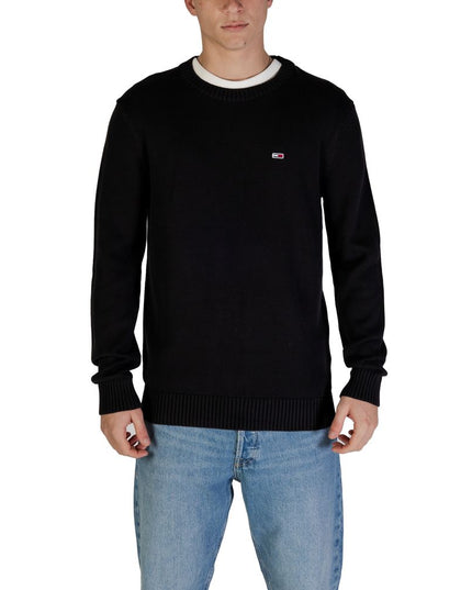 Tommy Hilfiger Jeans Black Organic Cotton Sweater