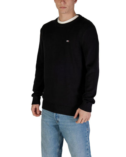 Tommy Hilfiger Jeans Black Organic Cotton Sweater