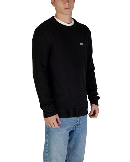 Tommy Hilfiger Jeans Black Organic Cotton Sweater