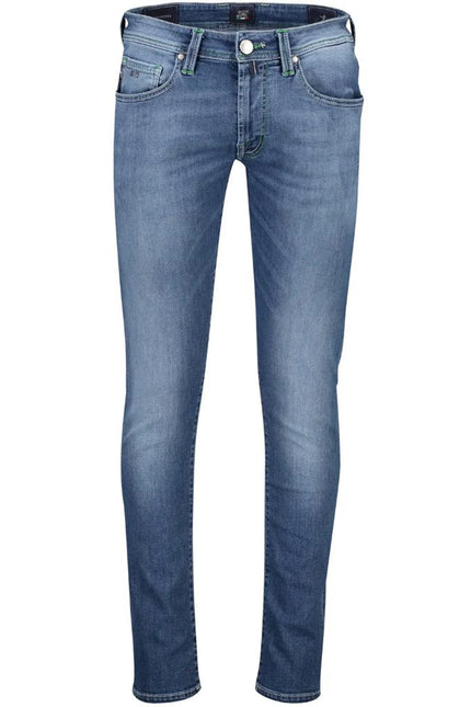 Tramarossa Blue Cotton Jeans & Pant