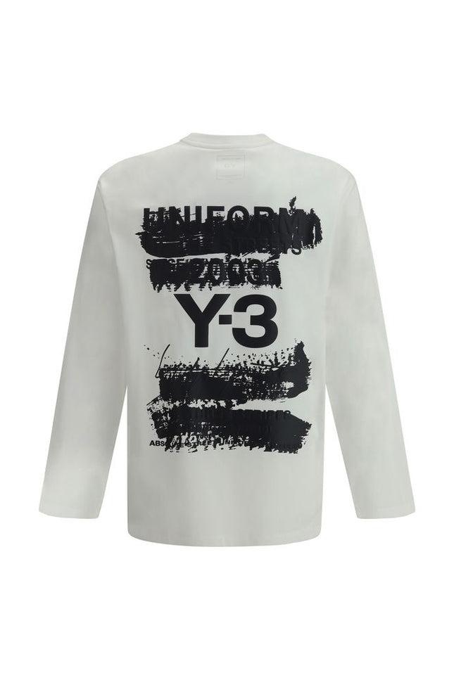 Y-3 Long Sleeve Jersey whit maxi print