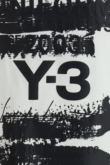 Y-3 Long Sleeve Jersey whit maxi print