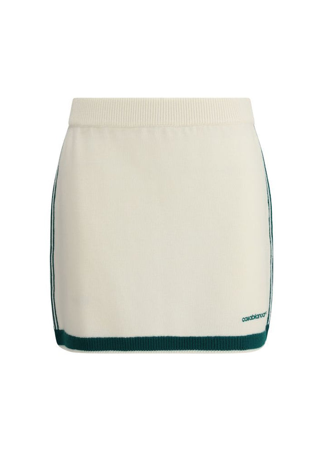 Casablanca Woven Miniskirt