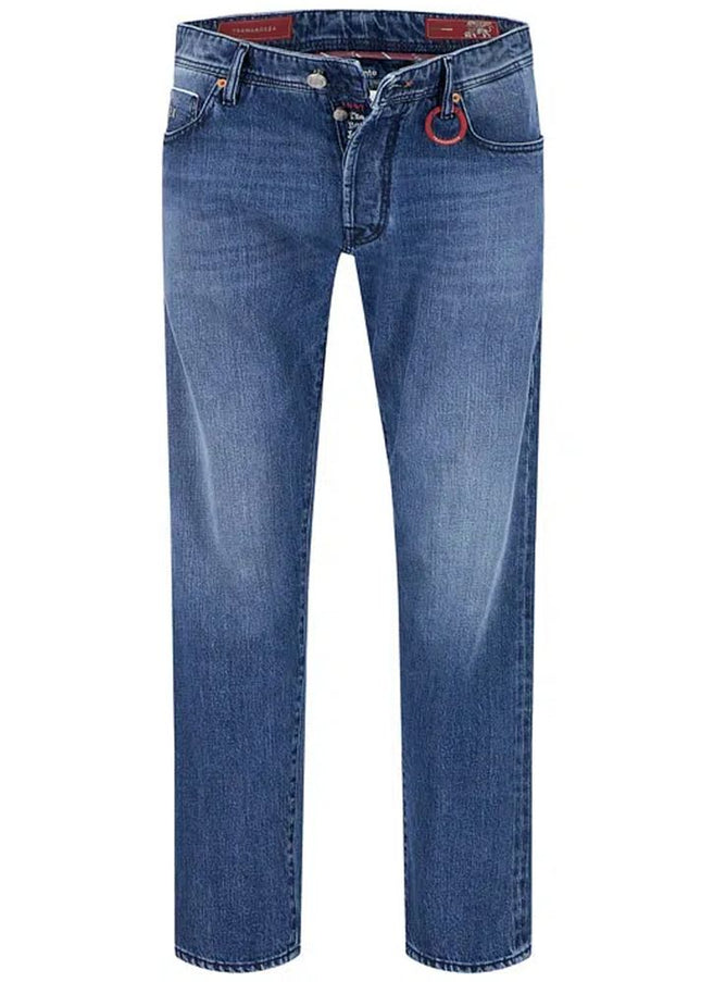 Tramarossa Blue Cotton Jeans & Pant