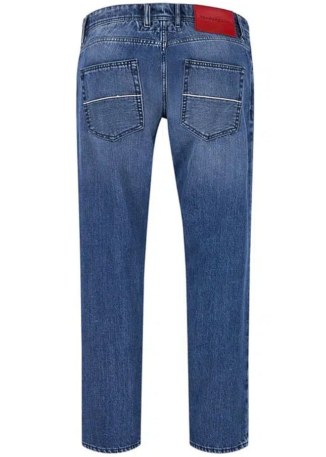 Tramarossa Blue Cotton Jeans & Pant