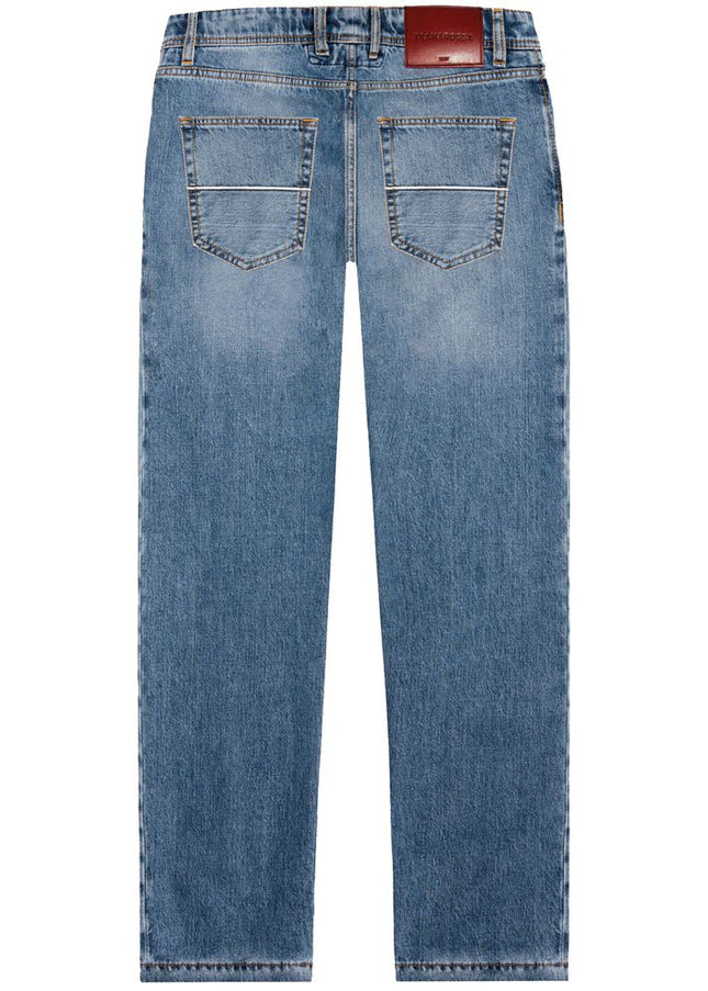 Tramarossa Blue Cotton Jeans & Pant