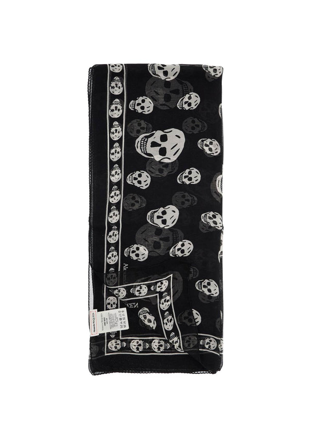 Alexander Mcqueen silk skull scarf