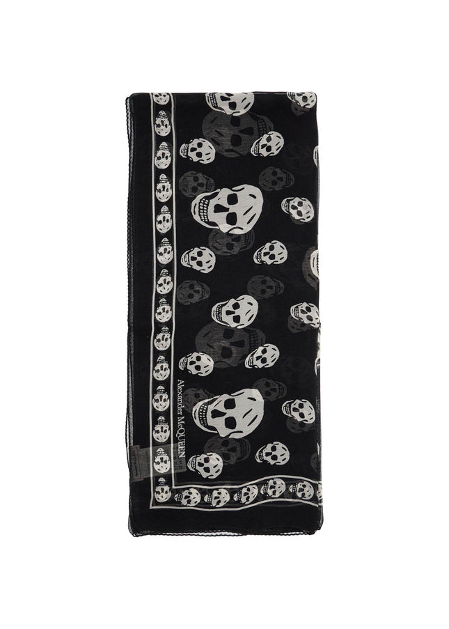 Alexander Mcqueen silk skull scarf