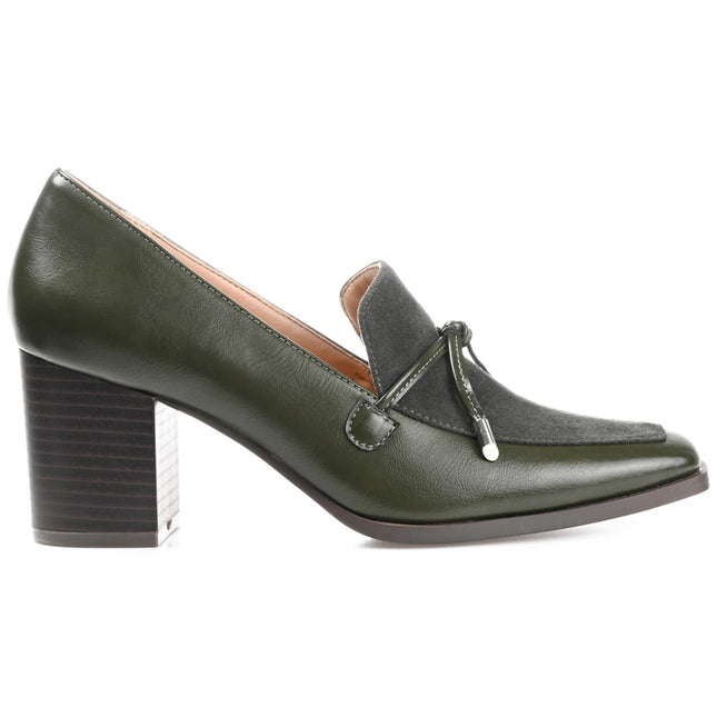 Journee Collection Women's Tru Comfort Foam™ Crawford Pump-Shoes Pumps-Journee Collection-Olive-6-Urbanheer