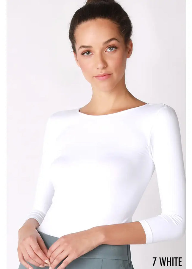 Active Crew Neck Top-Clothing - Women-NIKIBIKI-White-XS-Urbanheer