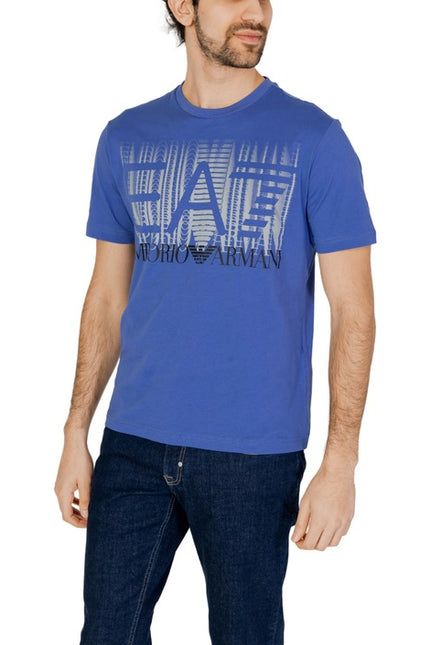 Ea7 Men T-Shirt-Clothing T-shirts-Ea7-purple-2-S-Urbanheer