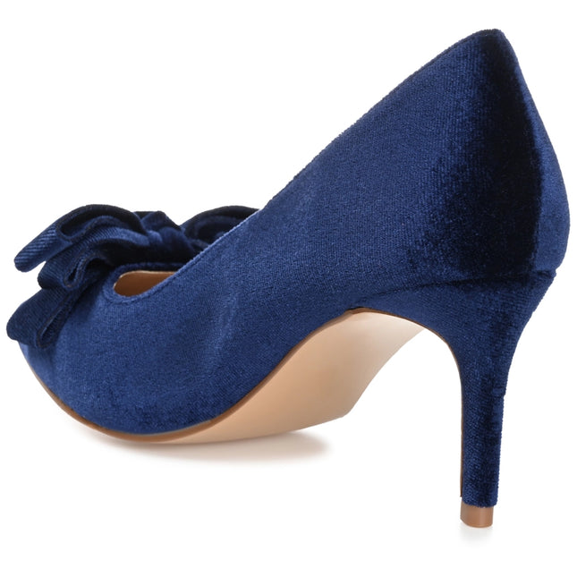 Journee Collection Women's Crystol Pump Navy-Shoes Pumps-Journee Collection-Urbanheer