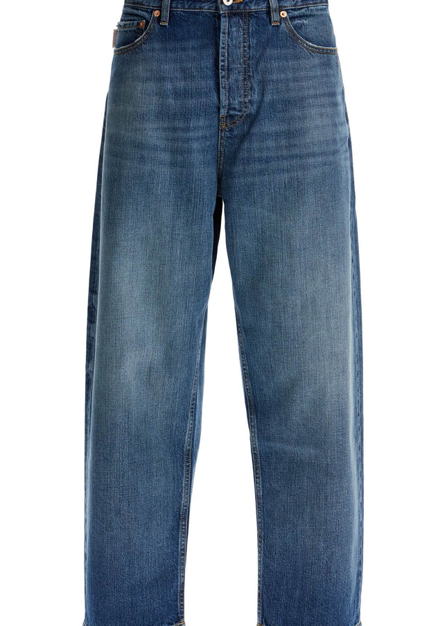 Valentino Garavani wide-legged cropped jeans with a relaxed