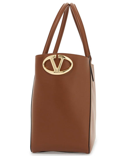 Valentino Garavani nappa calfskin vlogo side tote bag