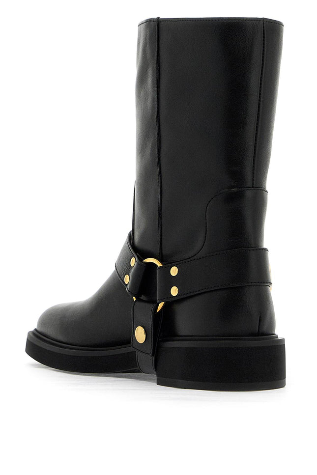 Valentino Garavani vlogo signature leather biker boots