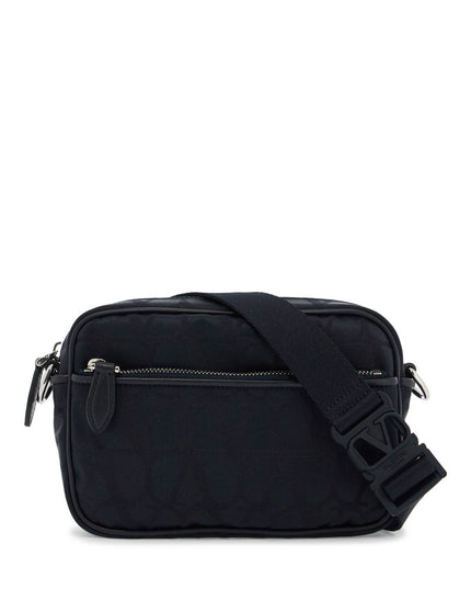 Valentino Garavani black iconographe crossbody bag