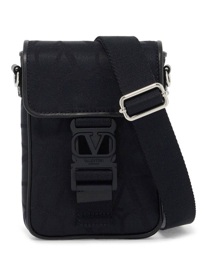 Valentino Garavani black iconographe mini crossbody bag