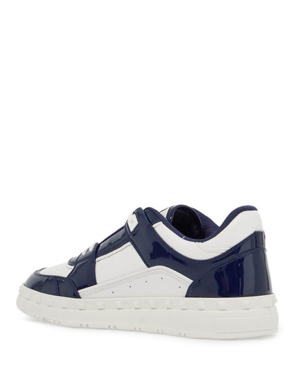 Valentino Garavani patent leather freedots low-top sneakers