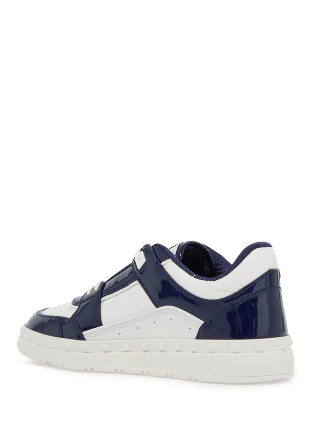 Valentino Garavani patent leather freedots low-top sneakers