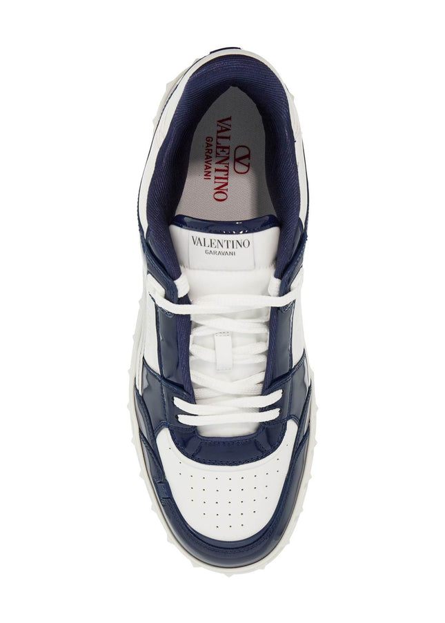 Valentino Garavani patent leather freedots low-top sneakers