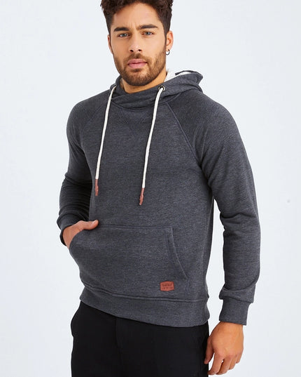 Men'S Hoodie Hood Anthracite-Hoodie-Leif Nelson GmbH-S-Urbanheer