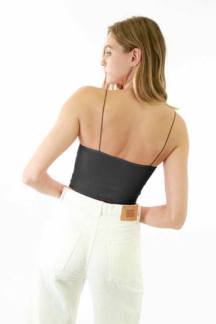 Skinny Strap Cropped Cami-Clothing - Women-NIKIBIKI-Urbanheer