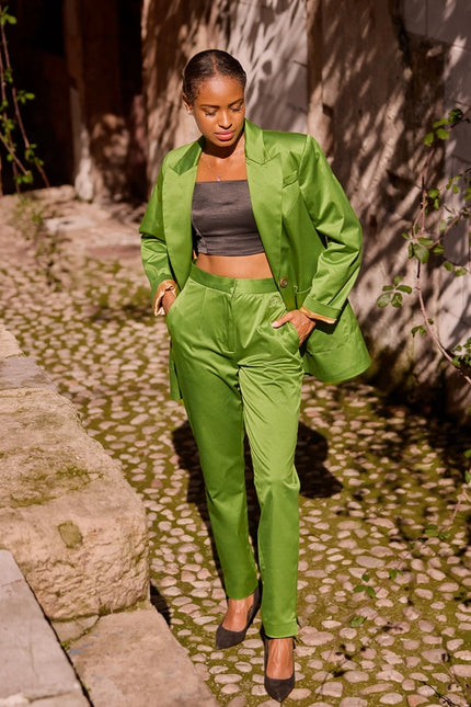 Urban Suit Jacket And Long Pants Apple Green-Suit Jacket and Pants-Nereide Asturias-Urbanheer