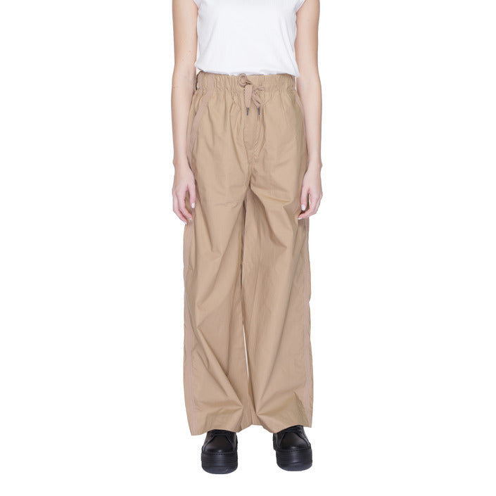 Blauer Women Trousers-Clothing Trousers-Blauer-beige-W28-Urbanheer