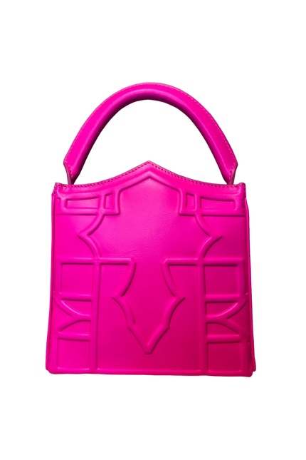 Hot Pink Gem-Bag-DELLALUNA-18.5x17x6 cm-Urbanheer