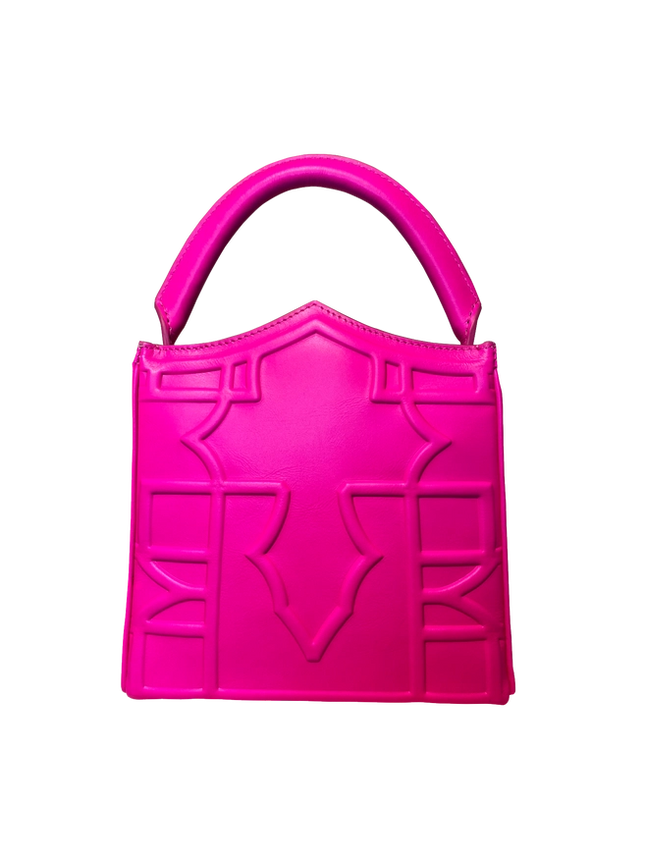 Hot Pink Gem-Bag-DELLALUNA-18.5x17x6 cm-Urbanheer